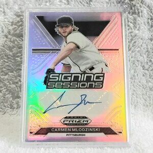 3/$25 Mint 2021 Prizm Draft Picks Carmen Mlodzinski Signed MLB Card SS-CM!!